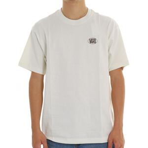 T-SHIRT OVAL LOGO VANS BIANCO